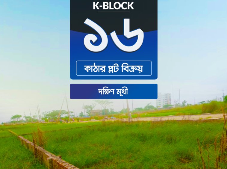 16 Katha North-South Facing Plot in Bashundhara K Block | Agamir Property