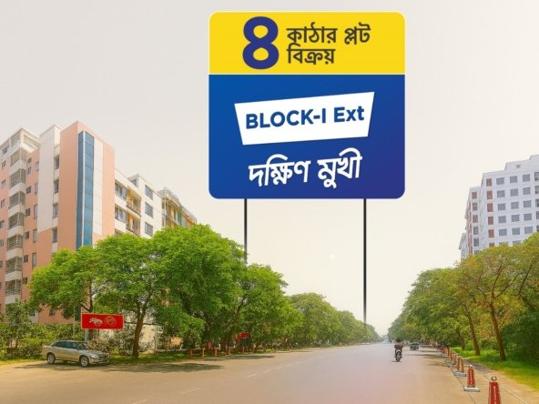 4 Katha South Facing Plot in Bashundhara I Extension Block | Agamir Property
