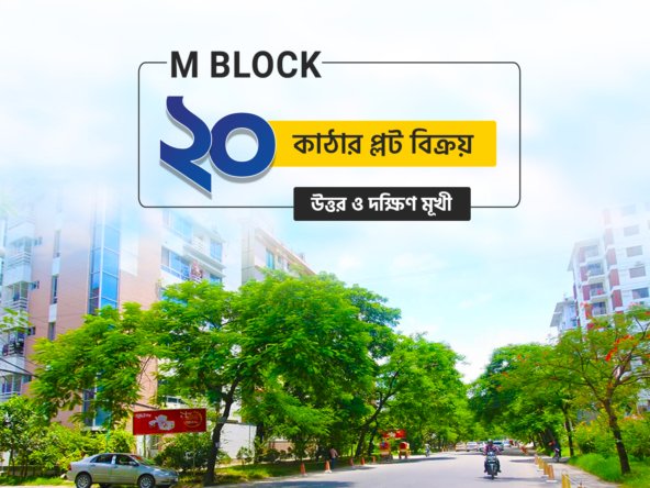 20 Katha North-South Facing Plot In Bashundhara M Block | Agamir Property